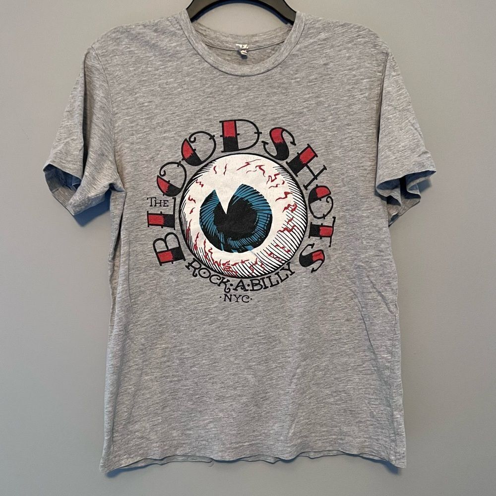 The Bloodshots  Rockabilly Band Tee, size M